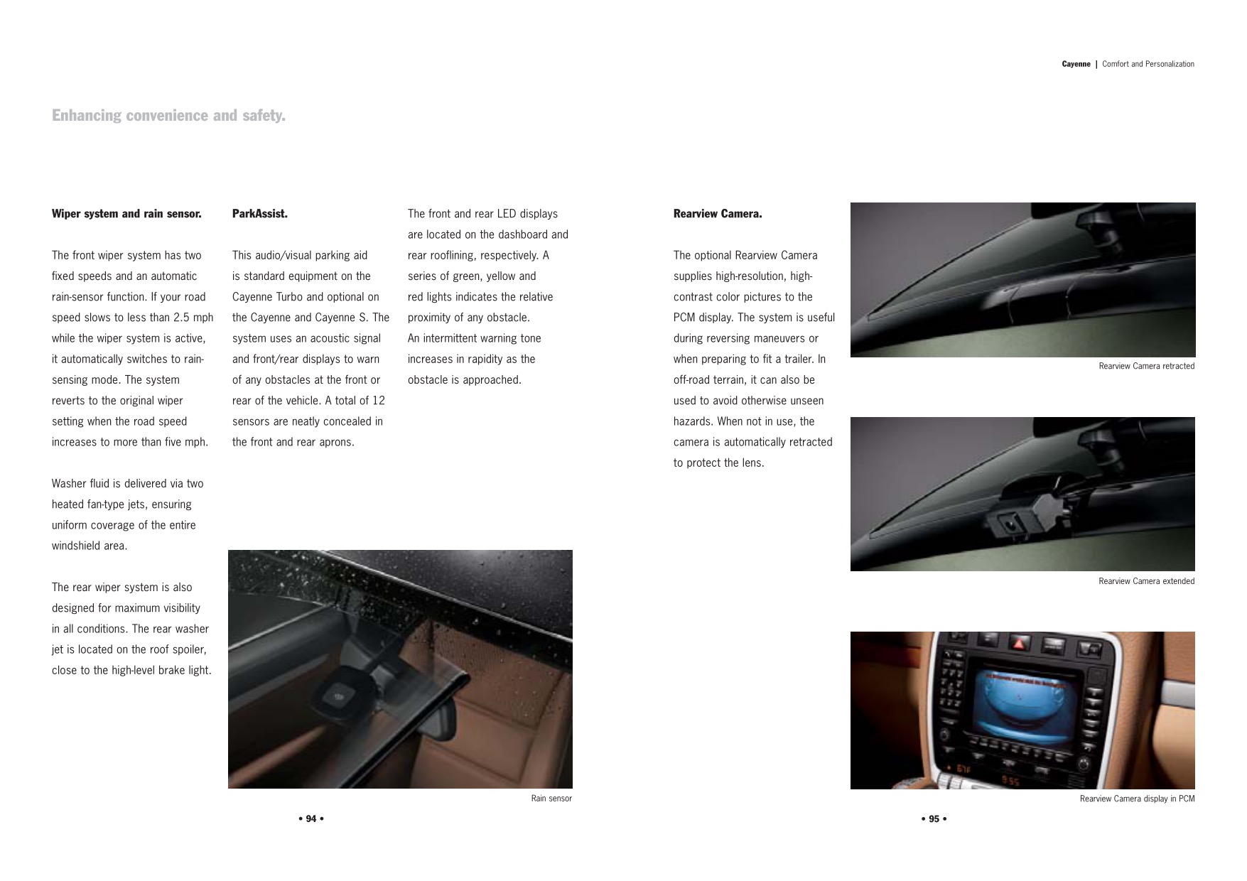 2008 Porsche Cayenne Brochure Page 60